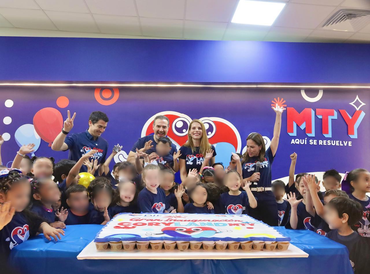 Inaugura DIF  “Coryland Mty” salón de fiestas infantiles gratuito