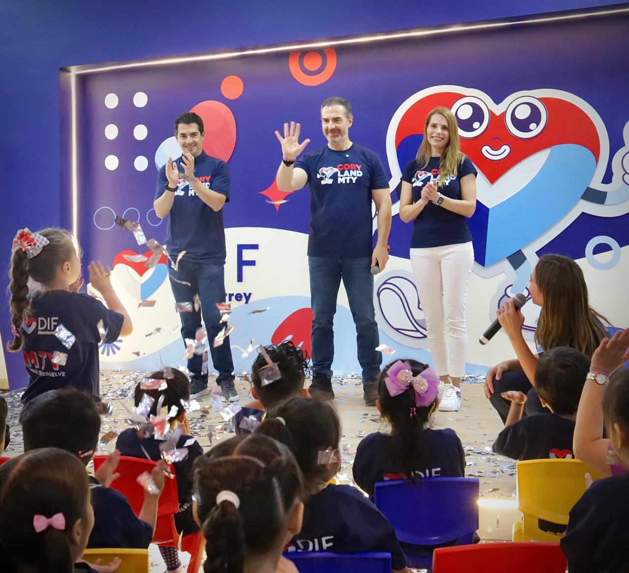 Inaugura DIF  “Coryland Mty” salón de fiestas infantiles gratuito