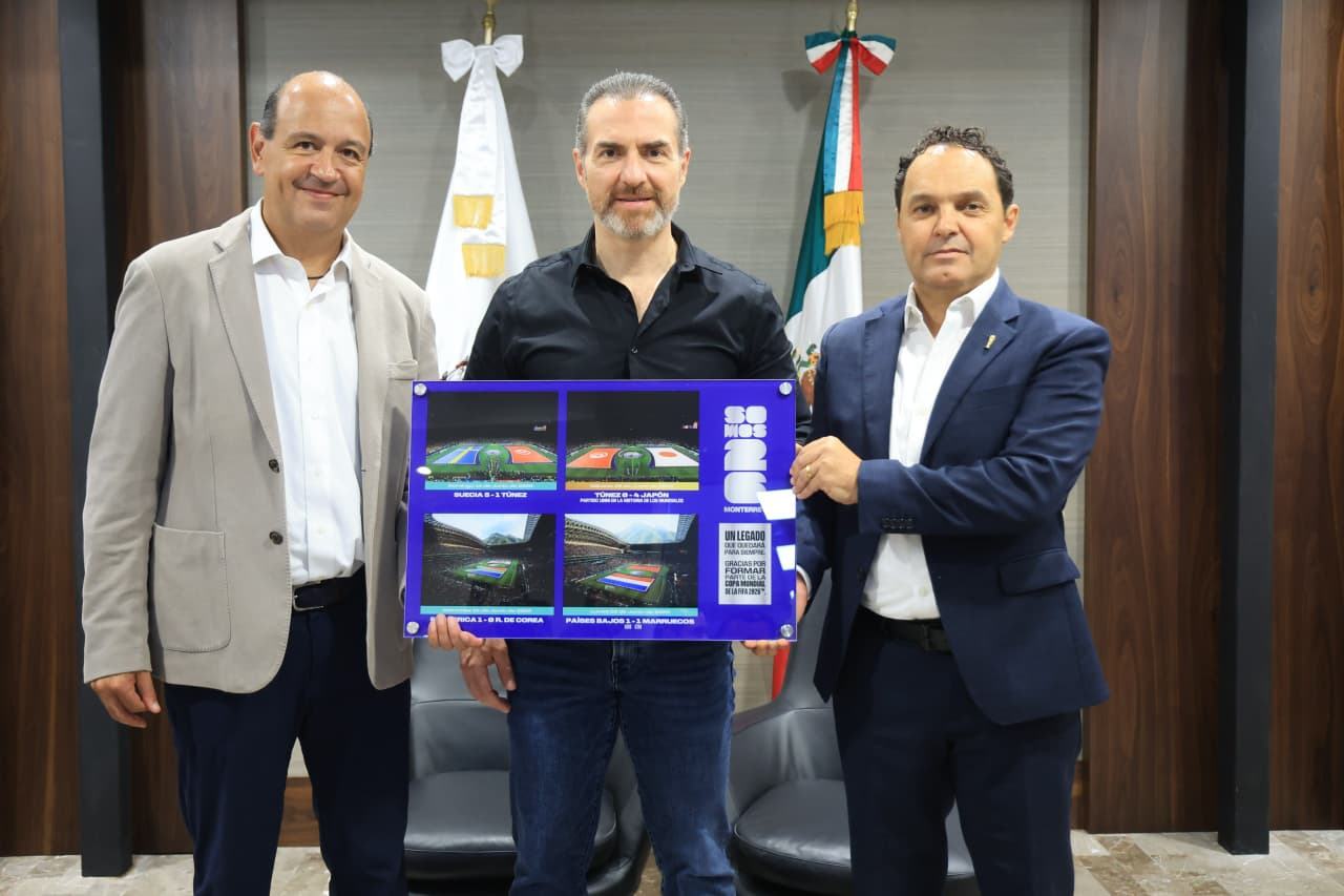 Reconocen a Monterrey por su organización durante Copa Mundial FIFA 2026
