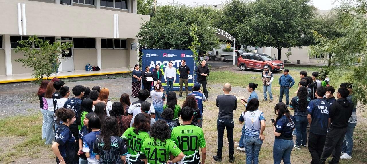 Impulsa Monterrey reforestación urbana en planteles educativos