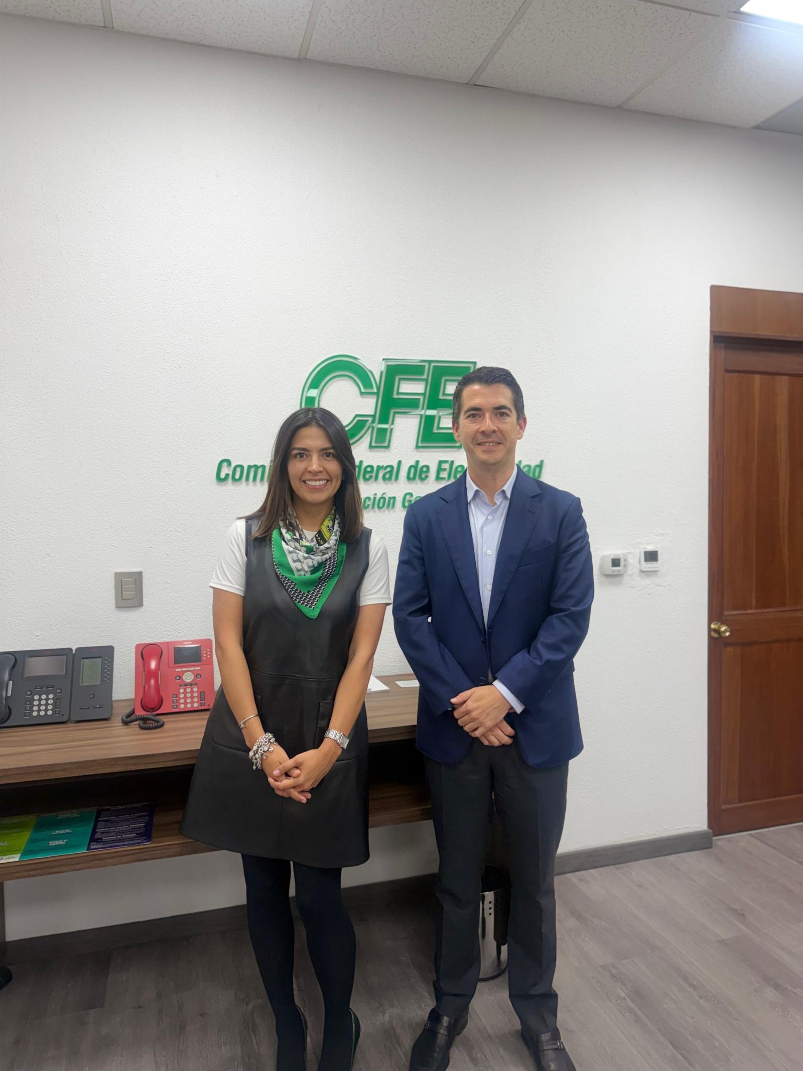 Ingrid Sánchez, jefa de oficina de la Dirección General de CFE.