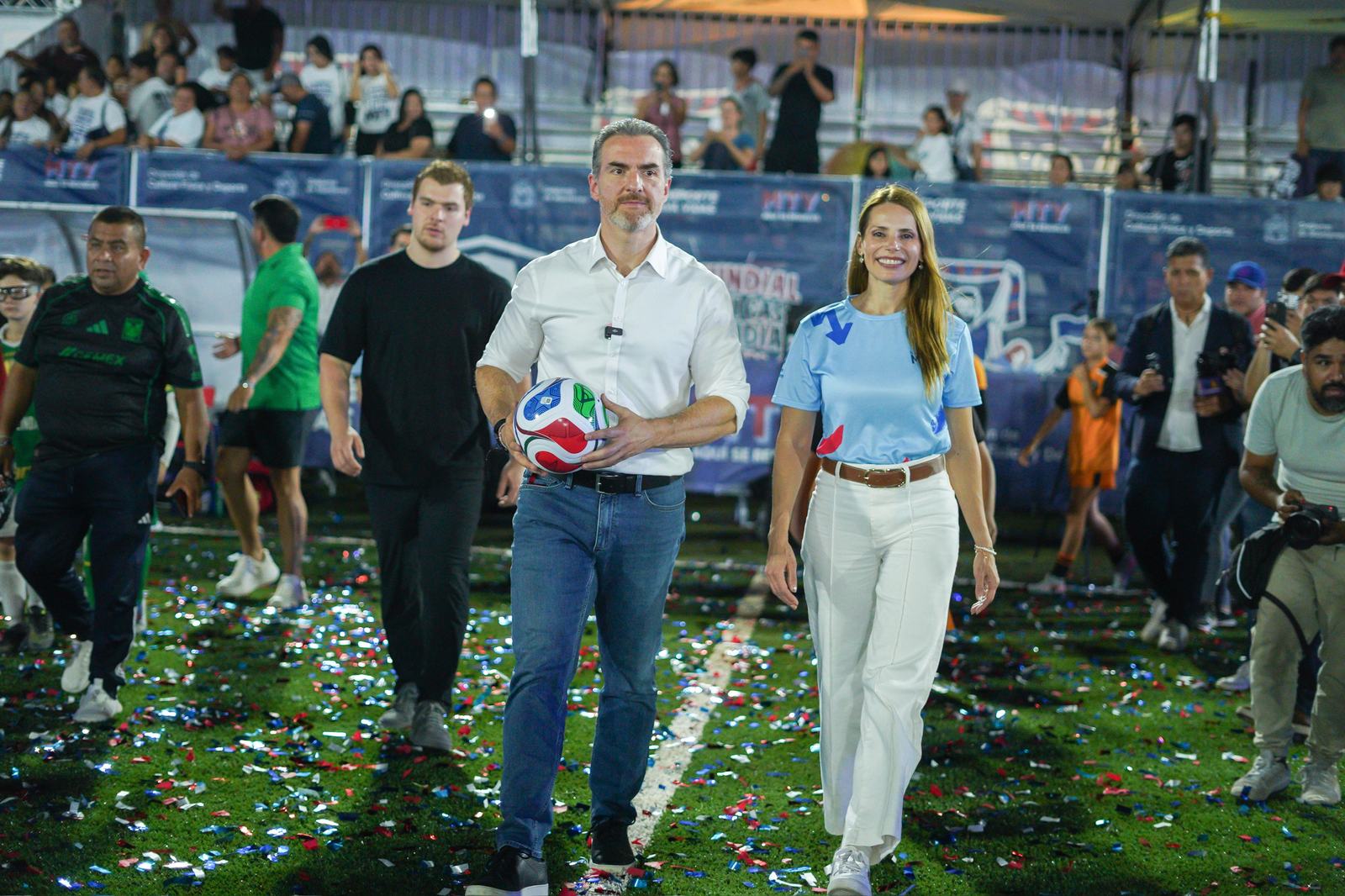 Inaugura Adrián de la Garza fases finales del “Mundialito de Barrios Monterrey”