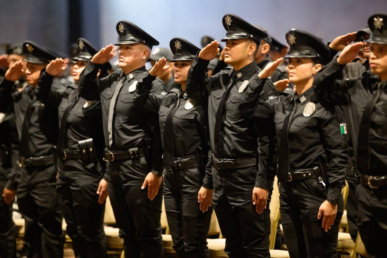 Crece fuerza policial de Monterrey con 166 nuevos elementos