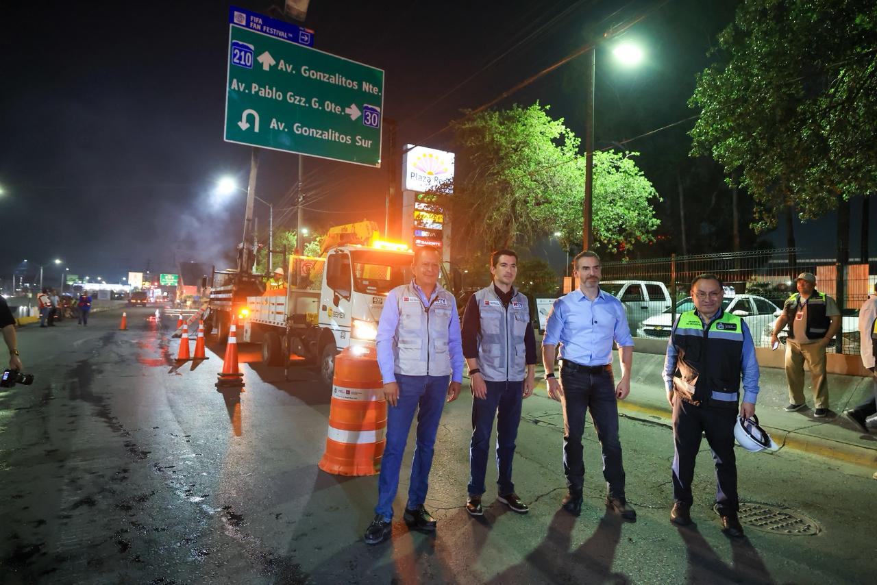 Supervisa Adrián de la Garza Vialidades Regias y modernización de señales