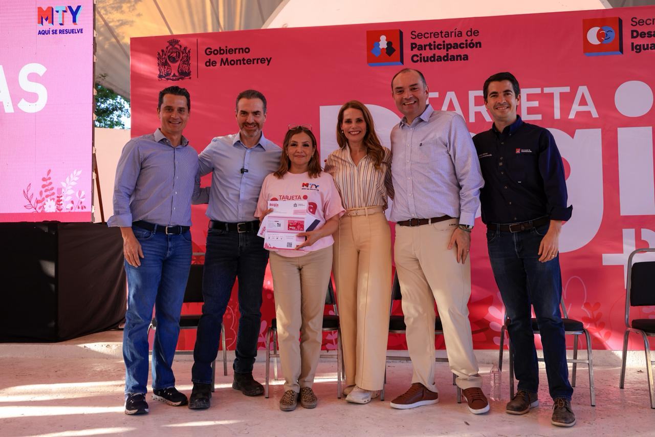 Entrega Gobierno de Monterrey mil 200 tarjetas regia plus