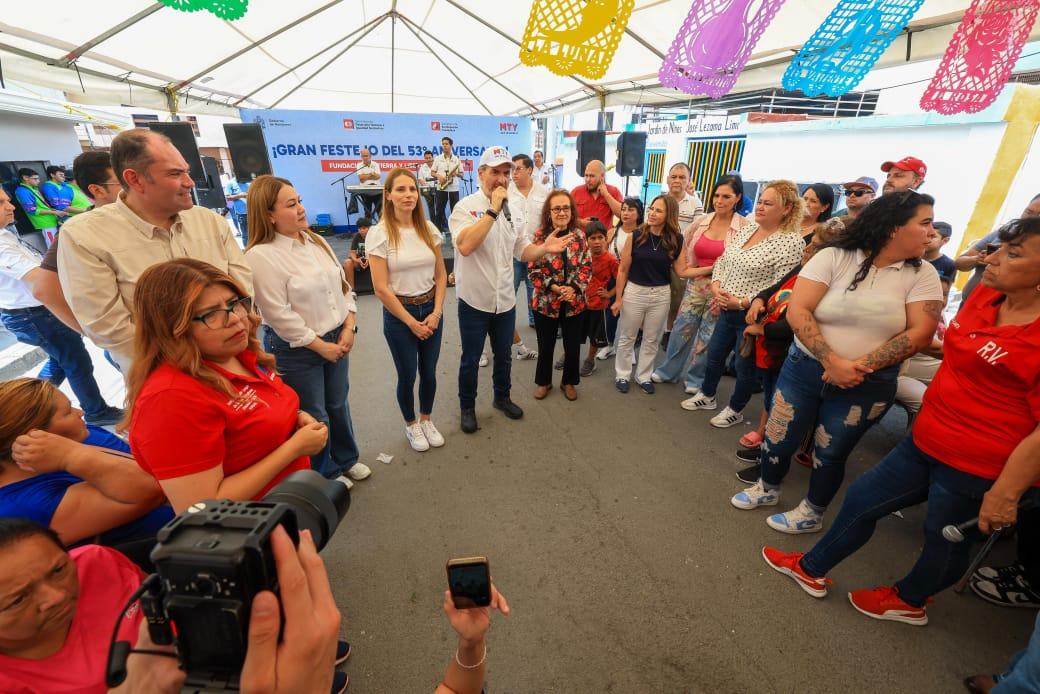 Celebra Adrián de la Garza el 53 aniversario de Tierra y Libertad Sector Sur