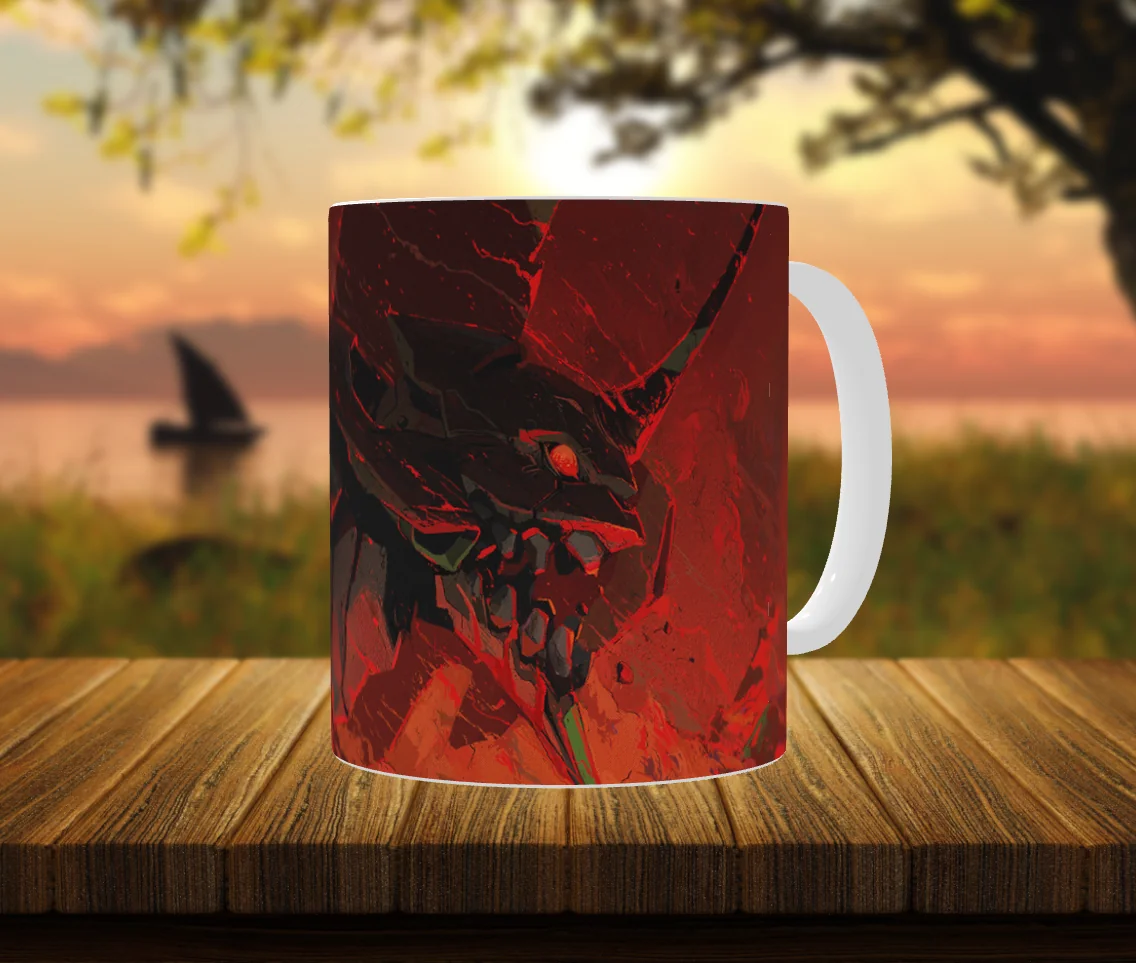 Caneca Geek Unidade 01 – Neon Genesis Evangelion | EVA-01 ☕🤖