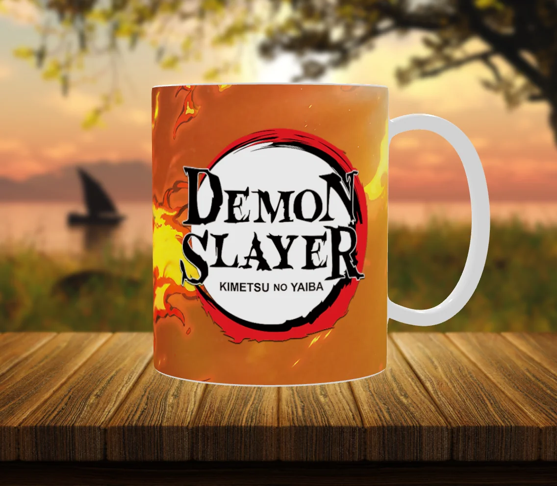 Caneca Rengoku – Chamas do Entusiasmo (Demon Slayer)