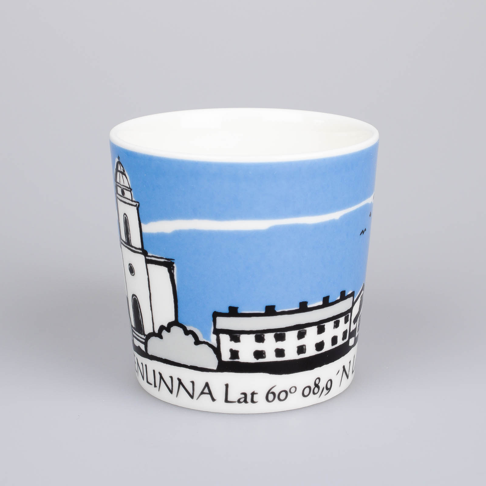 Suomenlinna Blue - Lighthouse Mug | Mukify