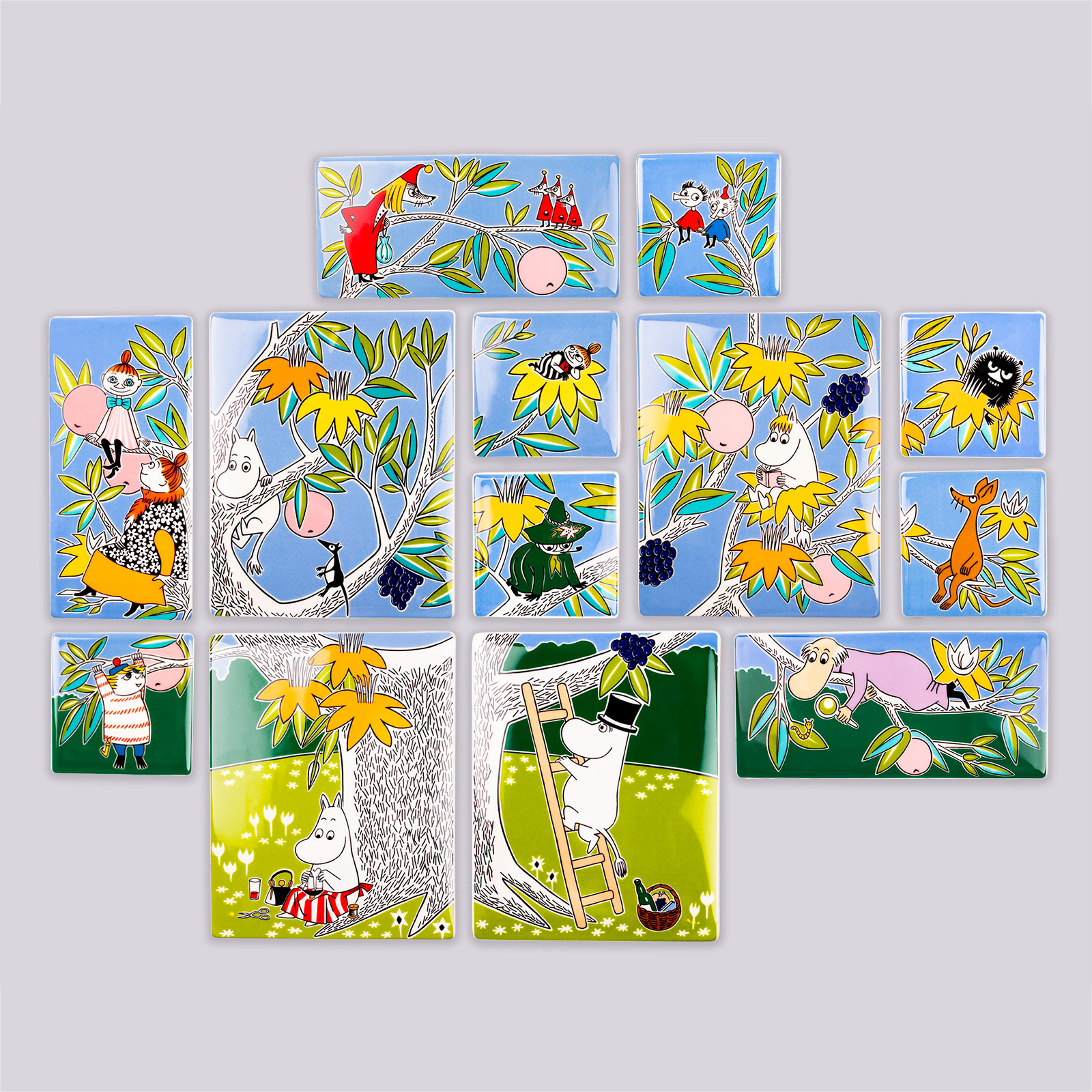 Decoration Tree Moomintroll - Moomin Wall Tile | Mukify