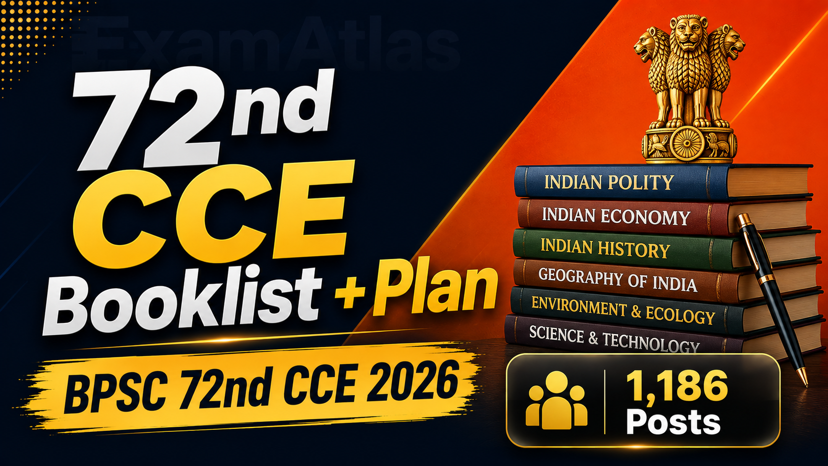 BPSC 72nd CCE Booklist