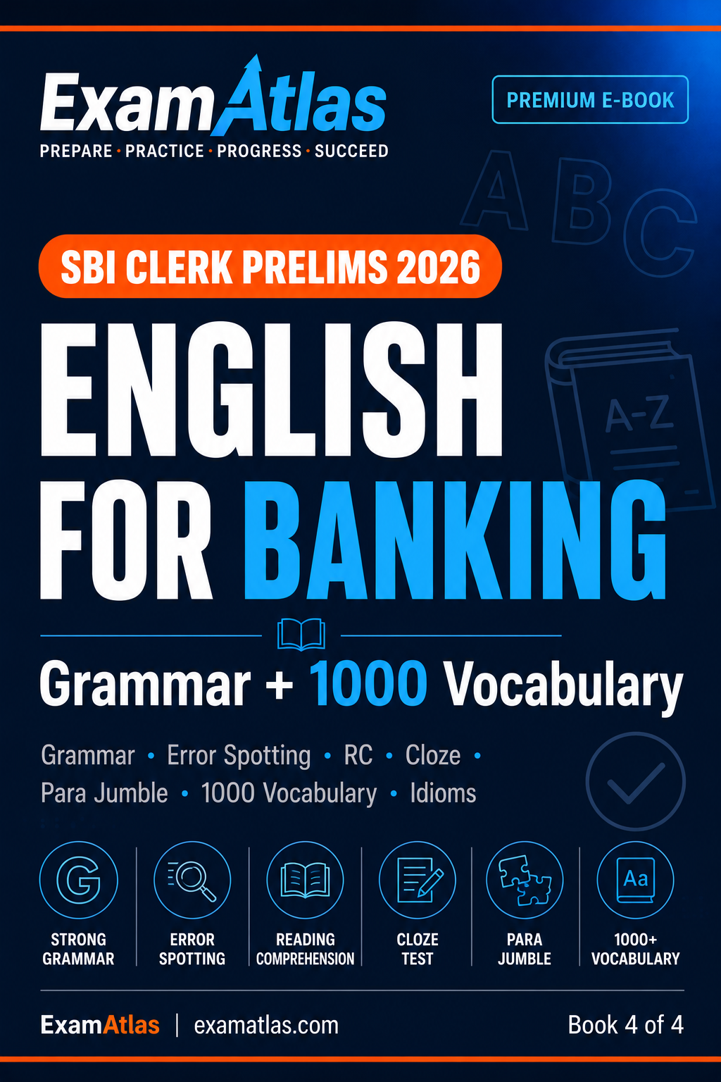English for Banking — Grammar + 1000 Vocabulary for SBI Clerk Prelims 2026