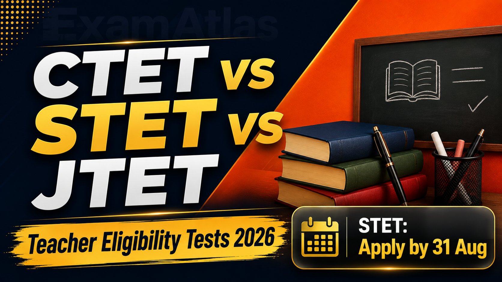 JTET vs CTET vs Bihar STET