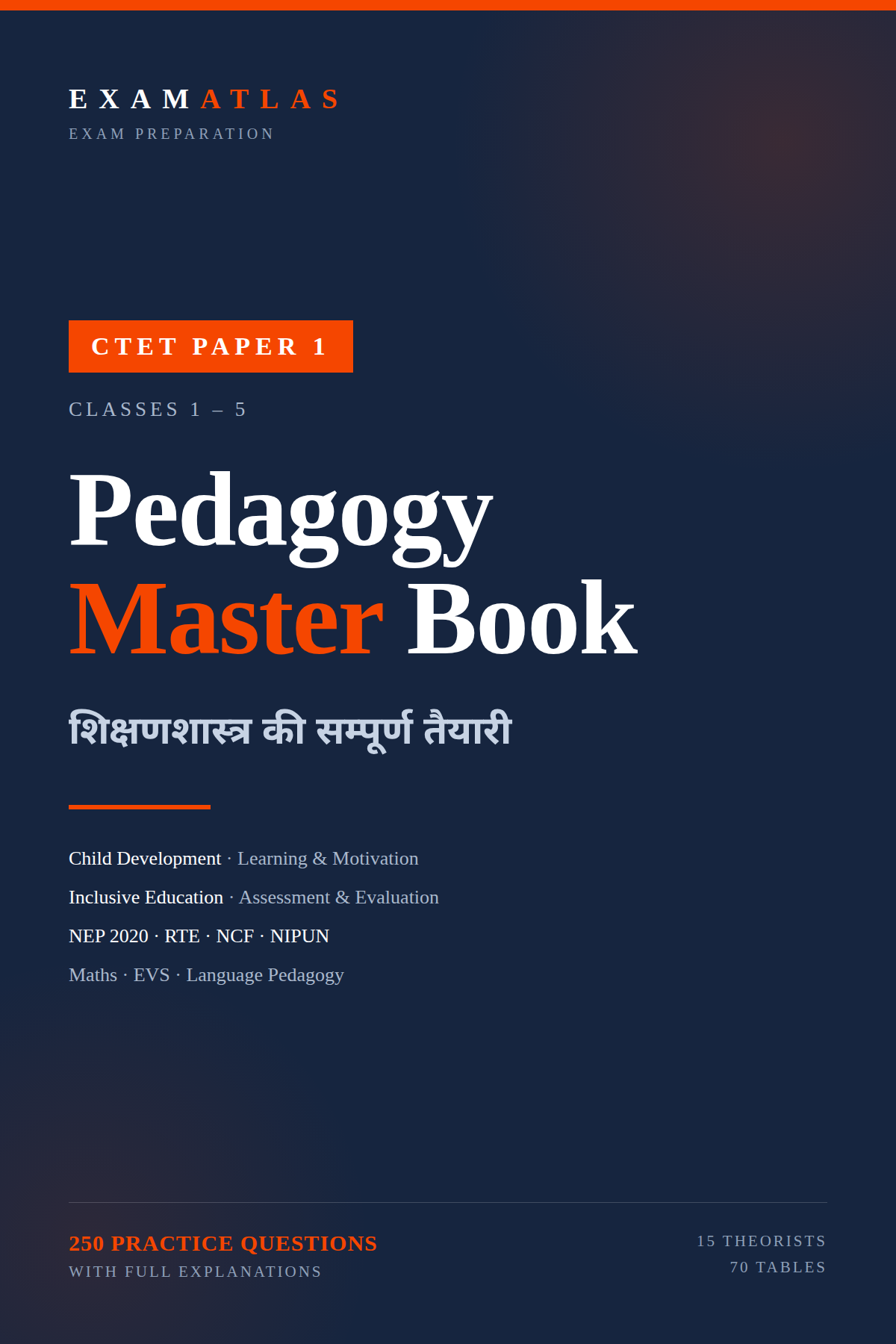 CTET Paper 1 Pedagogy Master Book