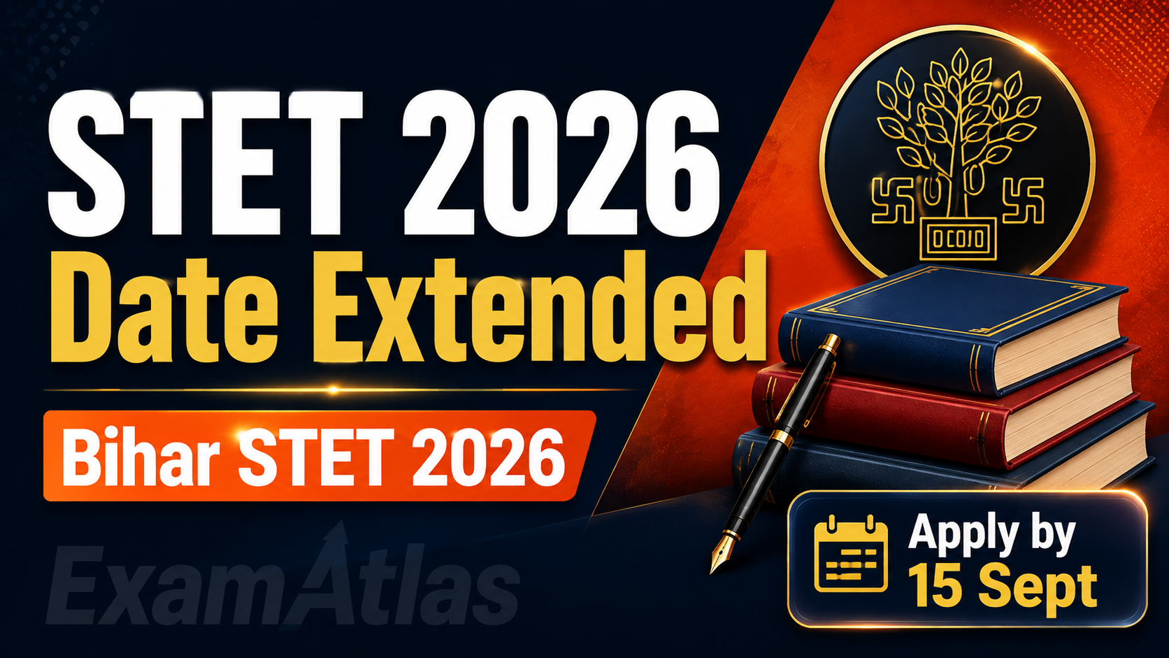 Bihar STET 2026 application last date extended to 15 September 2026 by BSEB