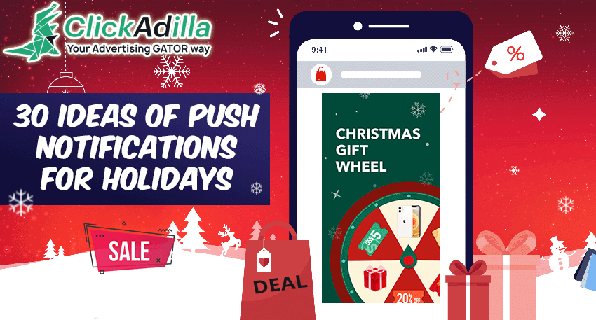 30 ideas of push notifications for holidays