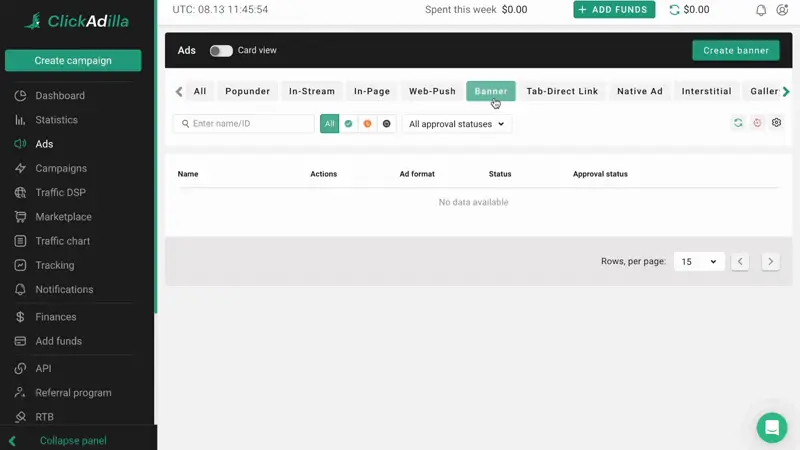 Banner ad creating
