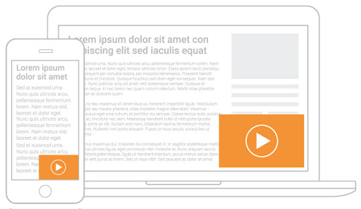 video slider outstream ad format example