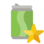 soda, can, star