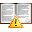 book, warning