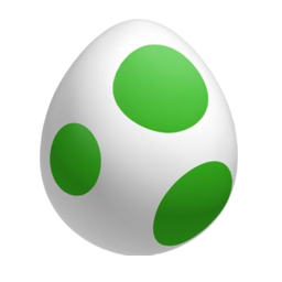 Super Mario Bros Icons, Yoshi's egg transparent background PNG