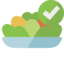 salad, checkmark