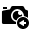 camera, arrow, left