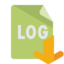 log, down