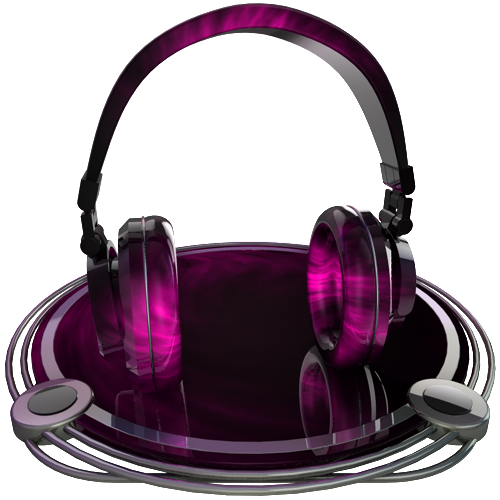 headphones pink