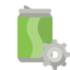 soda, can, gear