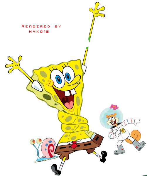 sponge bob, gary, sandy, спанч боб, гери, сенди, мультик, мультфильм, cartoon
