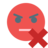 ic, smiley, angry, close