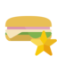 sandwich, star