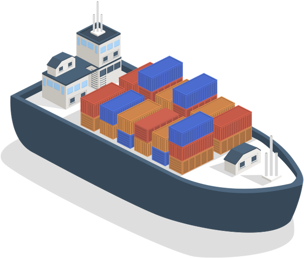 Картинка грузового корабля