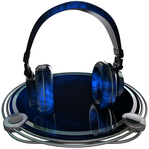 headphones blue copy