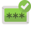 password, checkmark