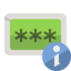 password, info