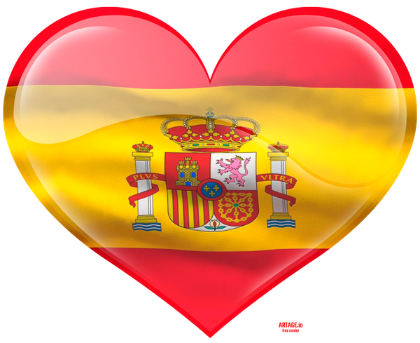Love spain. Сердце Испании. Флаг Испании сердце. Сердечко Испания. Люблю Испанию.
