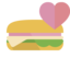 sandwich, heart