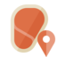 steak, raw, location