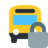 ic, school, bus, lock, closed