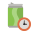 soda, can, clock
