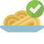 spaghetti, checkmark