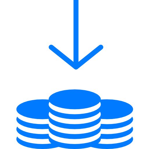 income - download free icon Singularity Icon Set Blue on Artage.io