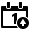 calendar, arrow, up