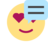 ic, smiley, in, love, comment