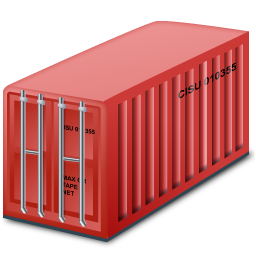 контейнер, container, red, грузоперевозки
