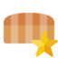 sliced, bread, star