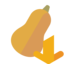 squash, down