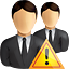 business, users, warning